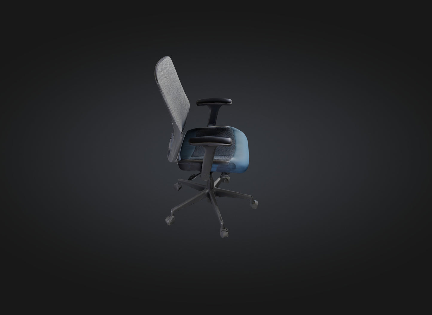 3D model office chair model VR / AR / low-poly
