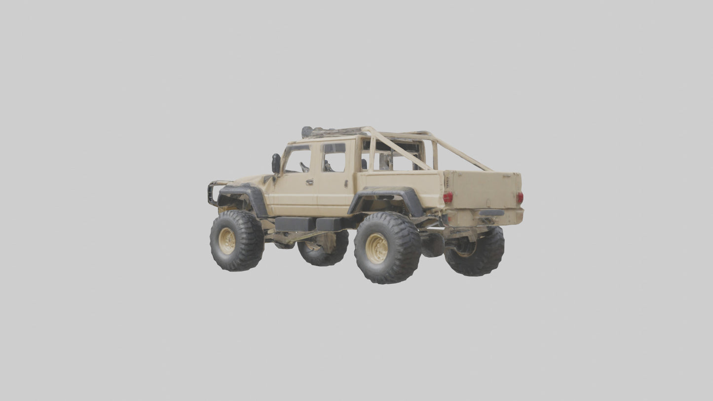 Offroad 6x6 Vehicle model 3D model
