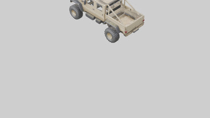 Offroad 6x6 Vehicle model 3D model
