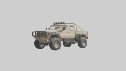 Offroad 6x6 Vehicle model 3D model