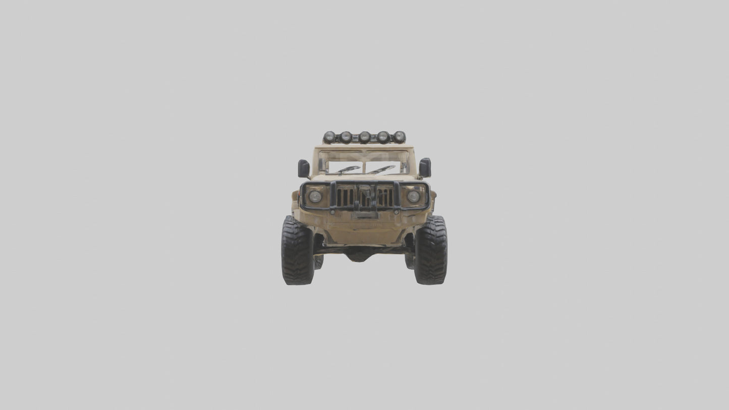 Offroad 6x6 Vehicle model 3D model
