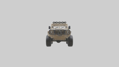 Offroad 6x6 Vehicle model 3D model