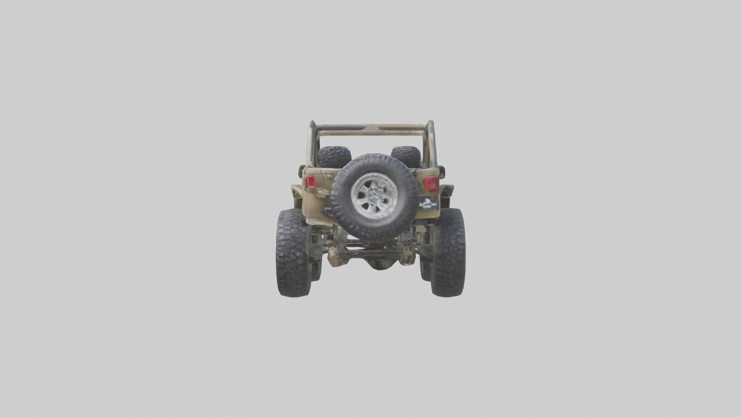 Offroad Racing Jeep model 3D model