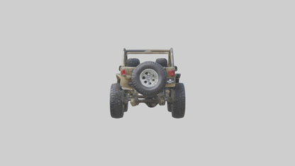 Offroad Racing Jeep model 3D model