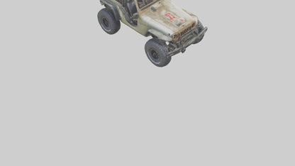 Offroad Racing Jeep model 3D model