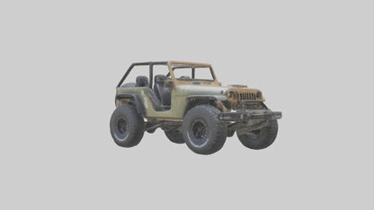 Offroad Racing Jeep model 3D model