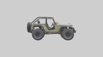 Offroad Racing Jeep model 3D model