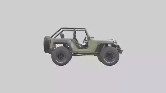 Offroad Racing Jeep model 3D model