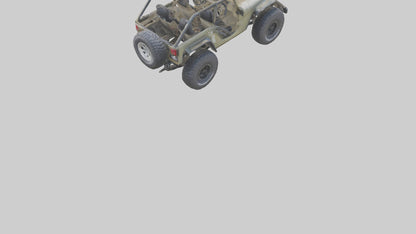 Offroad Racing Jeep model 3D model
