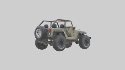 Offroad Racing Jeep model 3D model