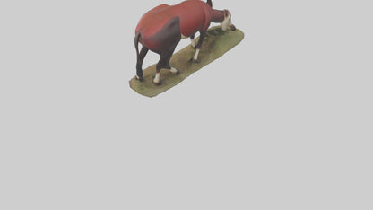 Okapi foraging model VR / AR / low-poly