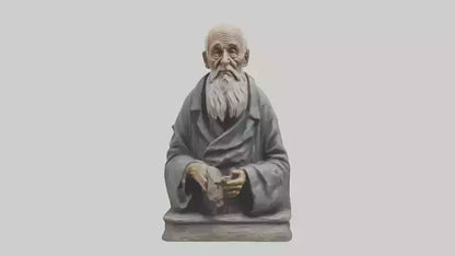Old Man statue model VR / AR / low-poly