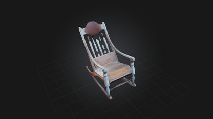 3D model Old Rocking Chair VR / AR / low-poly