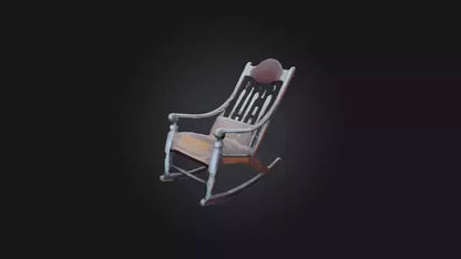 3D model Old Rocking Chair VR / AR / low-poly