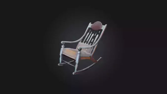 3D model Old Rocking Chair VR / AR / low-poly