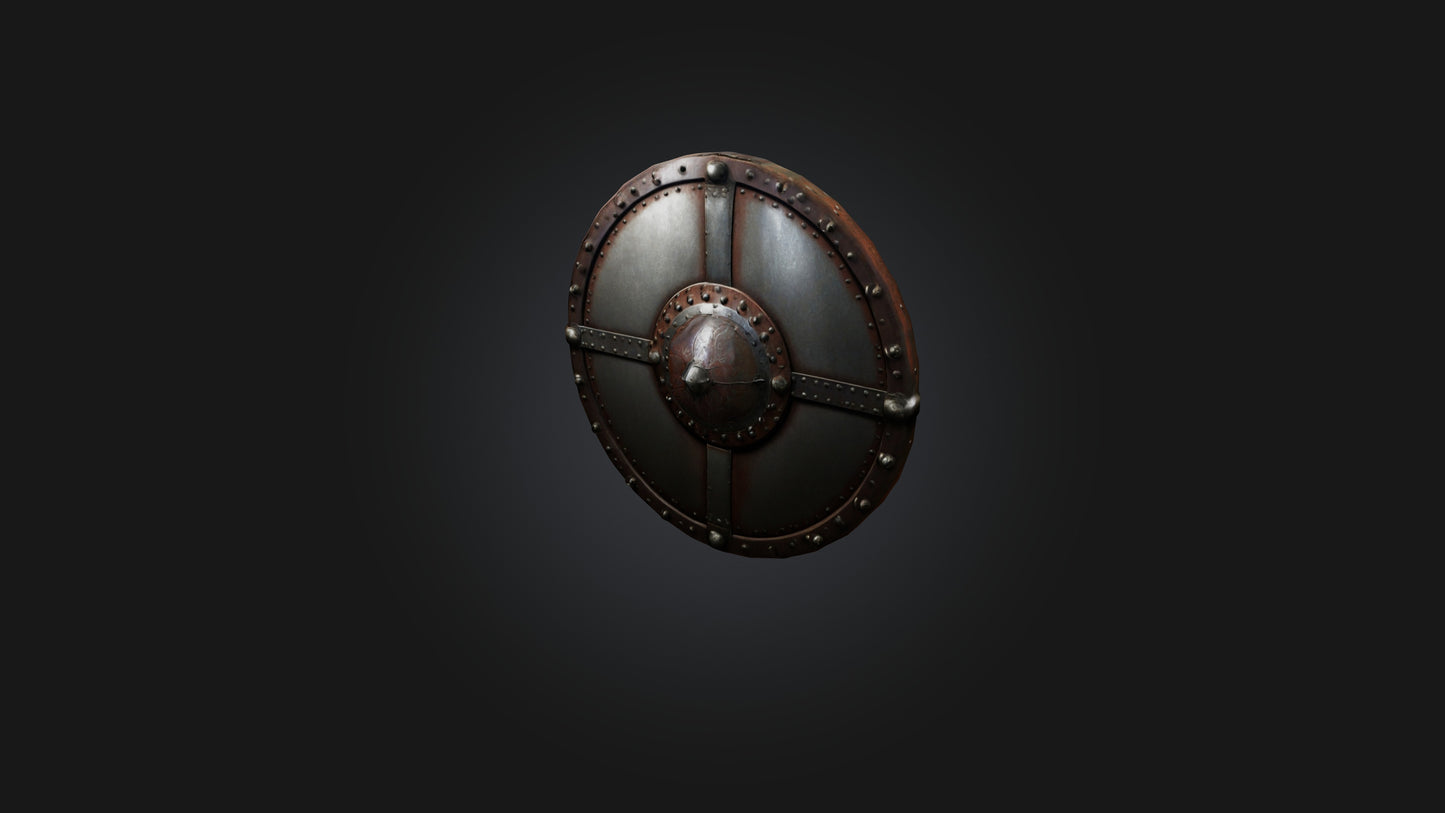 old shield 3D model