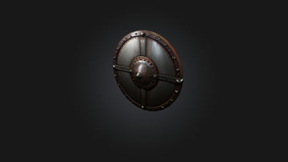 old shield 3D model
