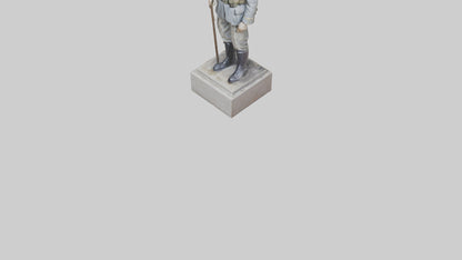 Old Soldier statue model 3D model