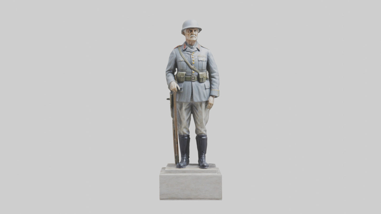 Old Soldier statue model 3D model