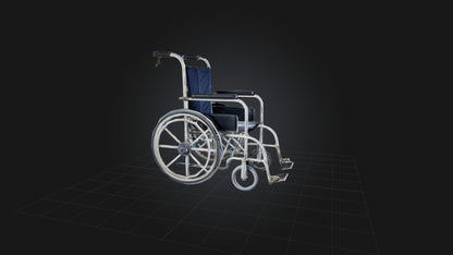 3D model Old Wheelchair VR / AR / low-poly