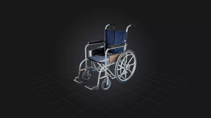 3D model Old Wheelchair VR / AR / low-poly