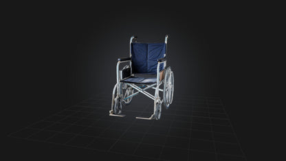 3D model Old Wheelchair VR / AR / low-poly