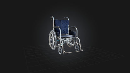 3D model Old Wheelchair VR / AR / low-poly