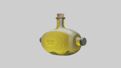 Olive Oil Bottle model 3D model