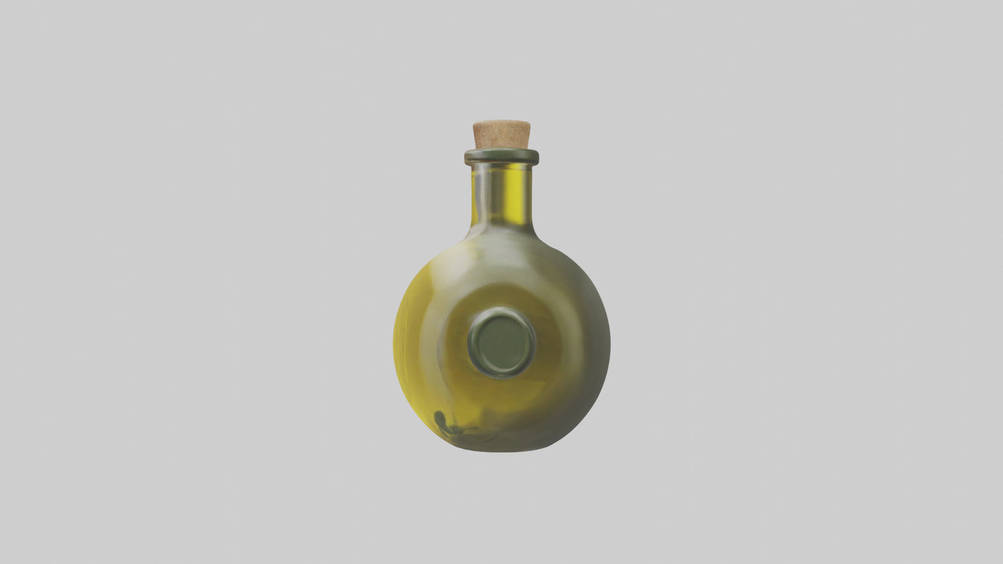 Olive Oil Bottle model 3D model