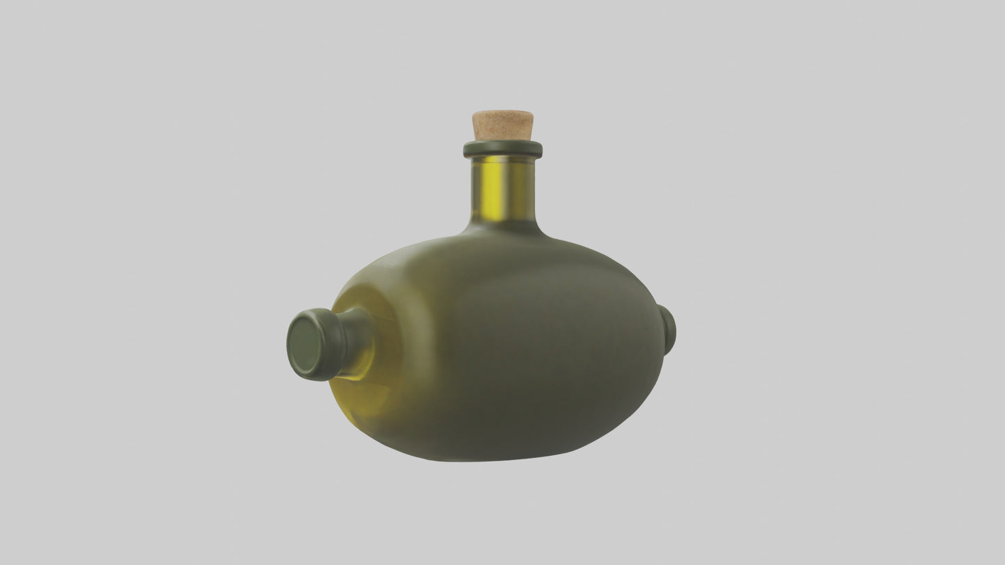 Olive Oil Bottle model 3D model