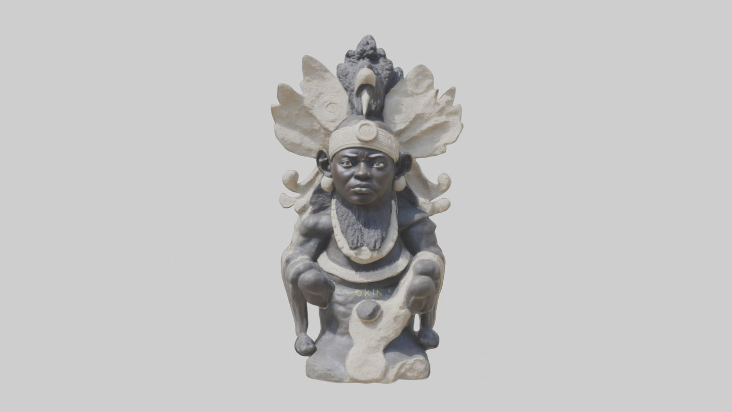 Olokun statue model 3D model