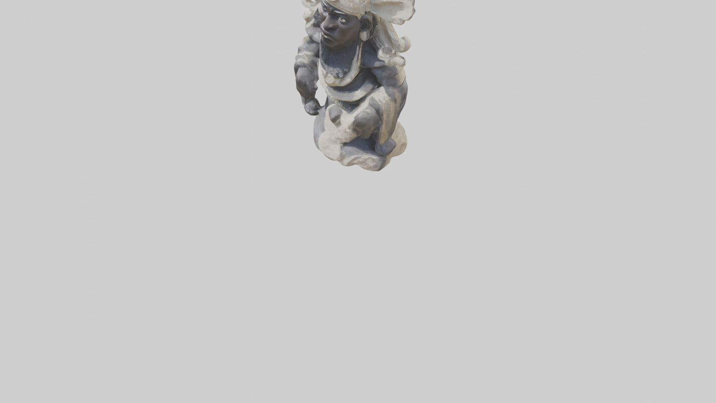 Olokun statue model 3D model