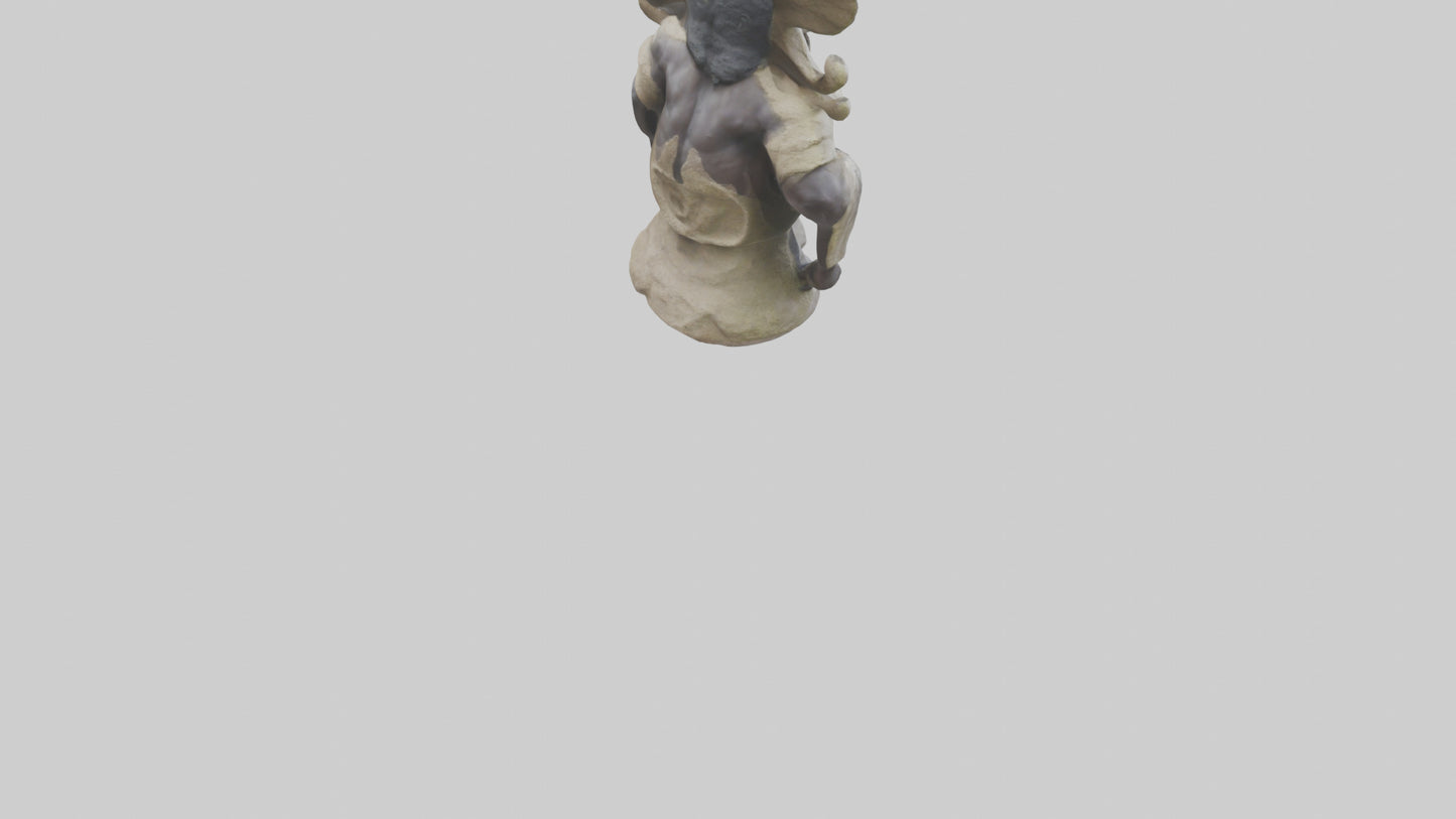 Olokun statue model 3D model