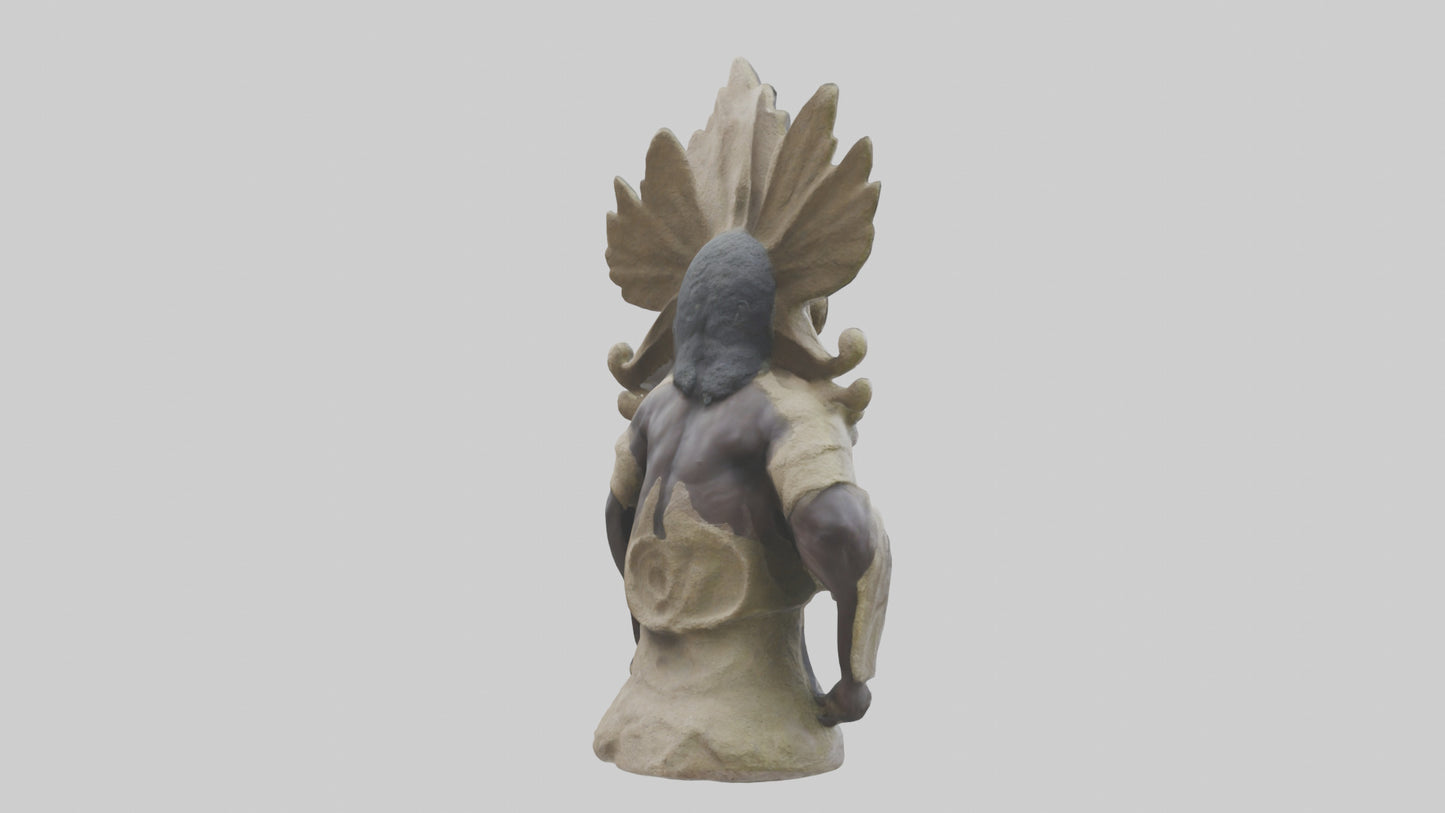 Olokun statue model 3D model