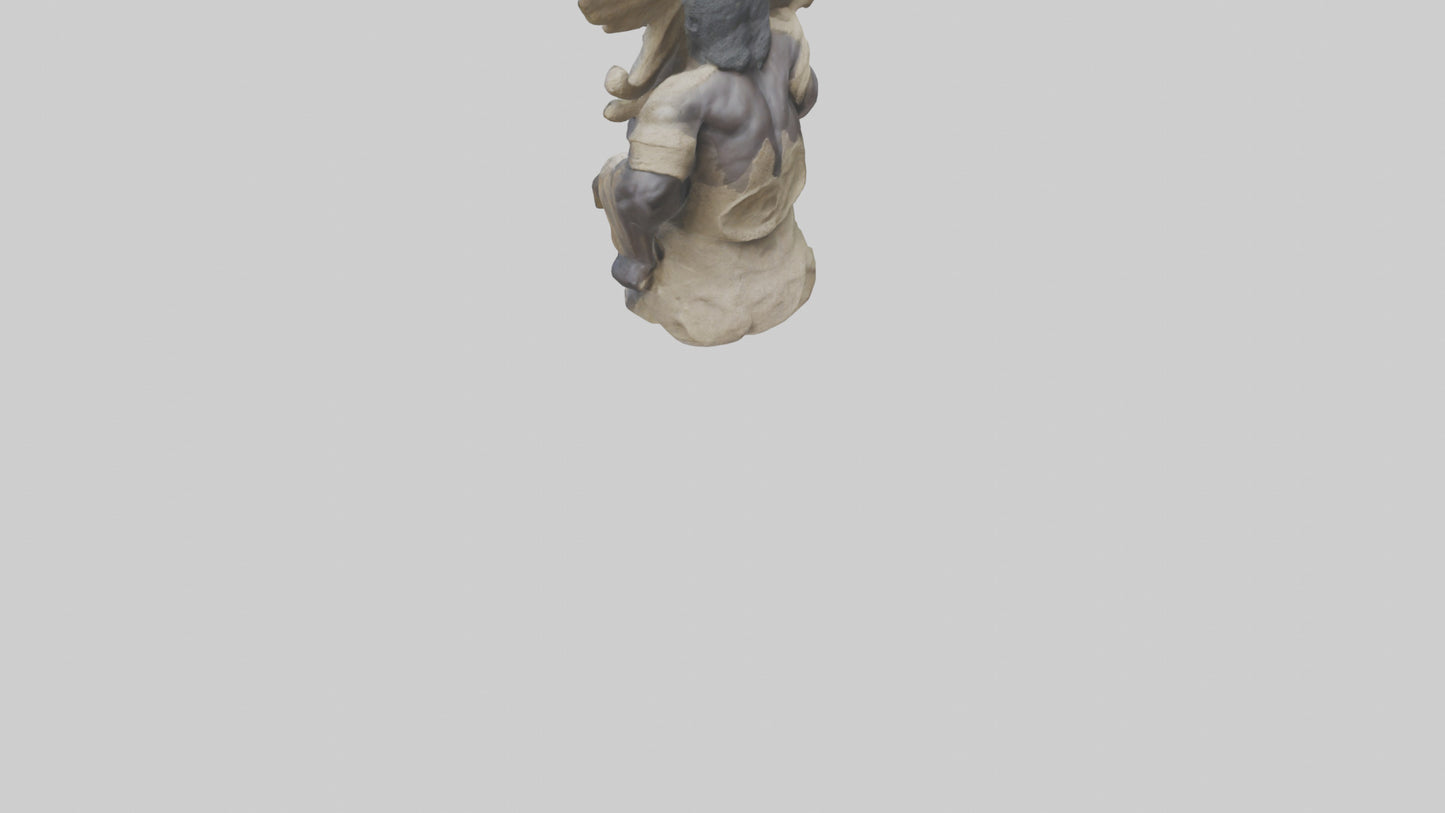 Olokun statue model 3D model