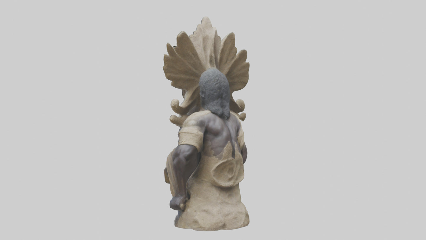 Olokun statue model 3D model