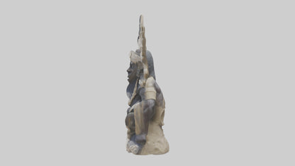 Olokun statue model 3D model