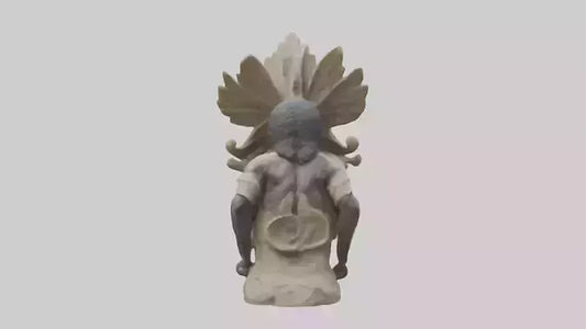 Olokun statue model 3D model