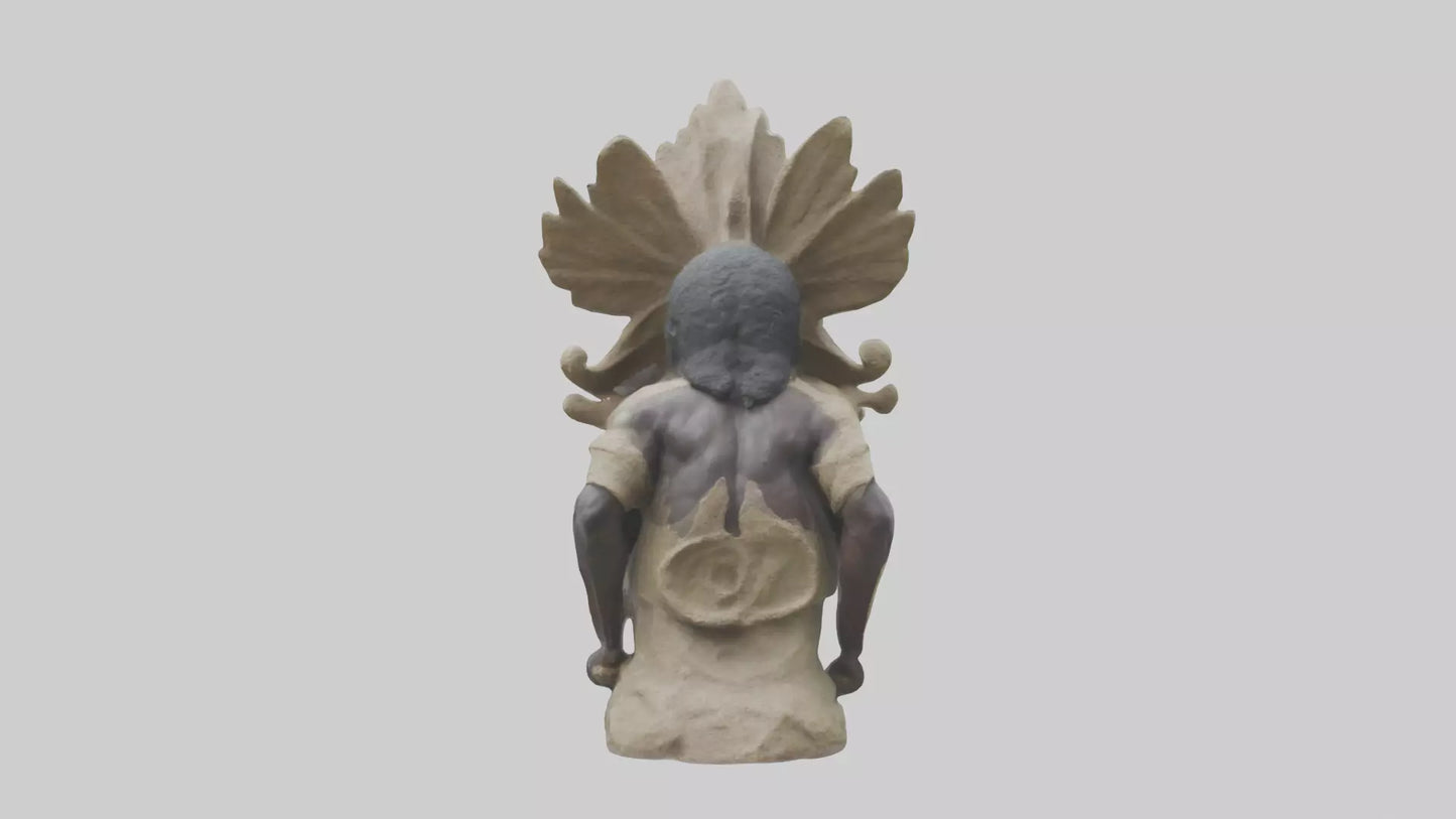 Olokun statue model 3D model