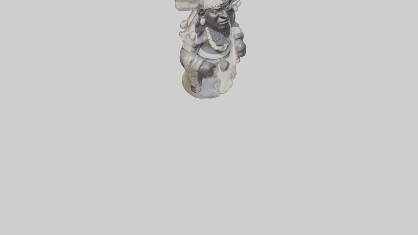 Olokun statue model 3D model