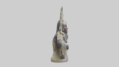 Olokun statue model 3D model