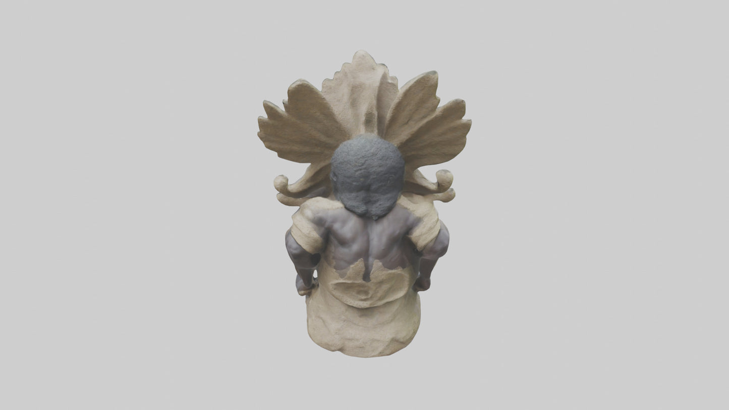 Olokun statue model 3D model
