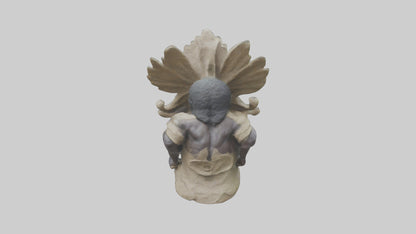 Olokun statue model 3D model