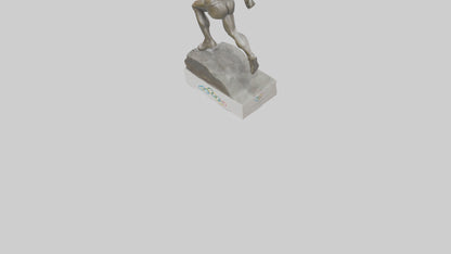 Olympic Athlete statue model 3D model