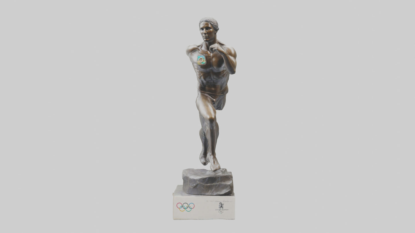 Olympic Athlete statue model 3D model