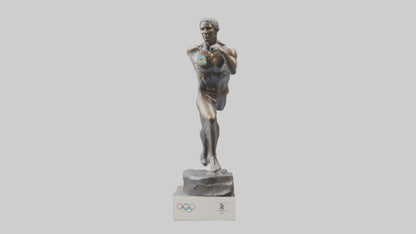 Olympic Athlete statue model 3D model