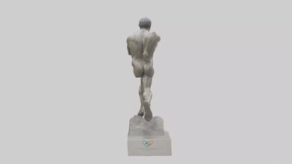 Olympic Athlete statue model 3D model
