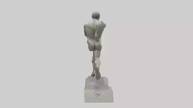 Olympic Athlete statue model 3D model