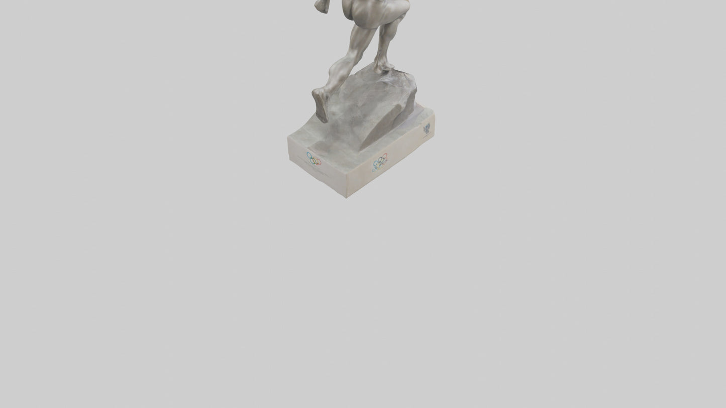 Olympic Athlete statue model 3D model