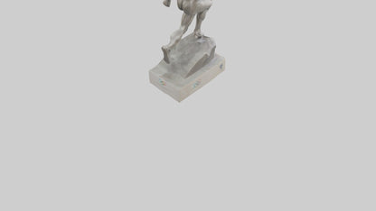 Olympic Athlete statue model 3D model